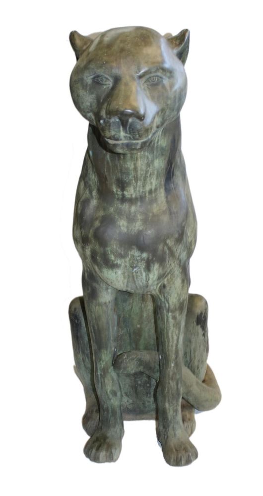 Große Abbildung Nr.3: 143-2888 Panther Bronze.: (Skulpturen - Plastiken)