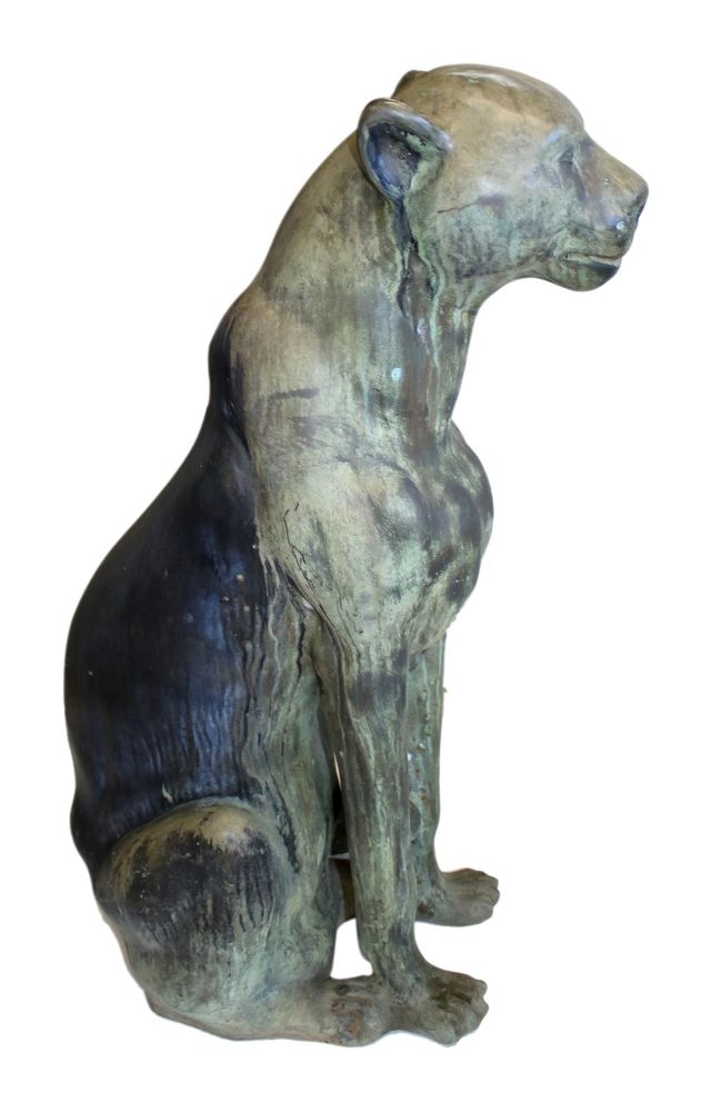 Große Abbildung Nr.4: 143-2888 Panther Bronze.: (Skulpturen - Plastiken)