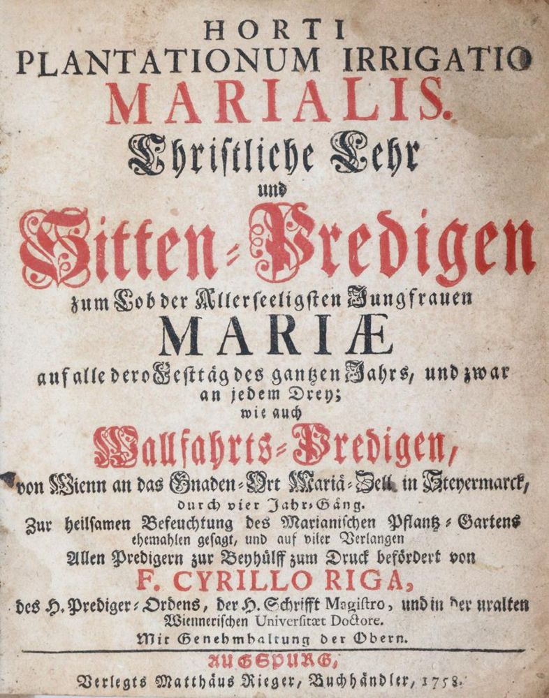 Große Abbildung Nr.1: 143-289 Riga,C.: (Alte Drucke, Handschriften und Theologie)