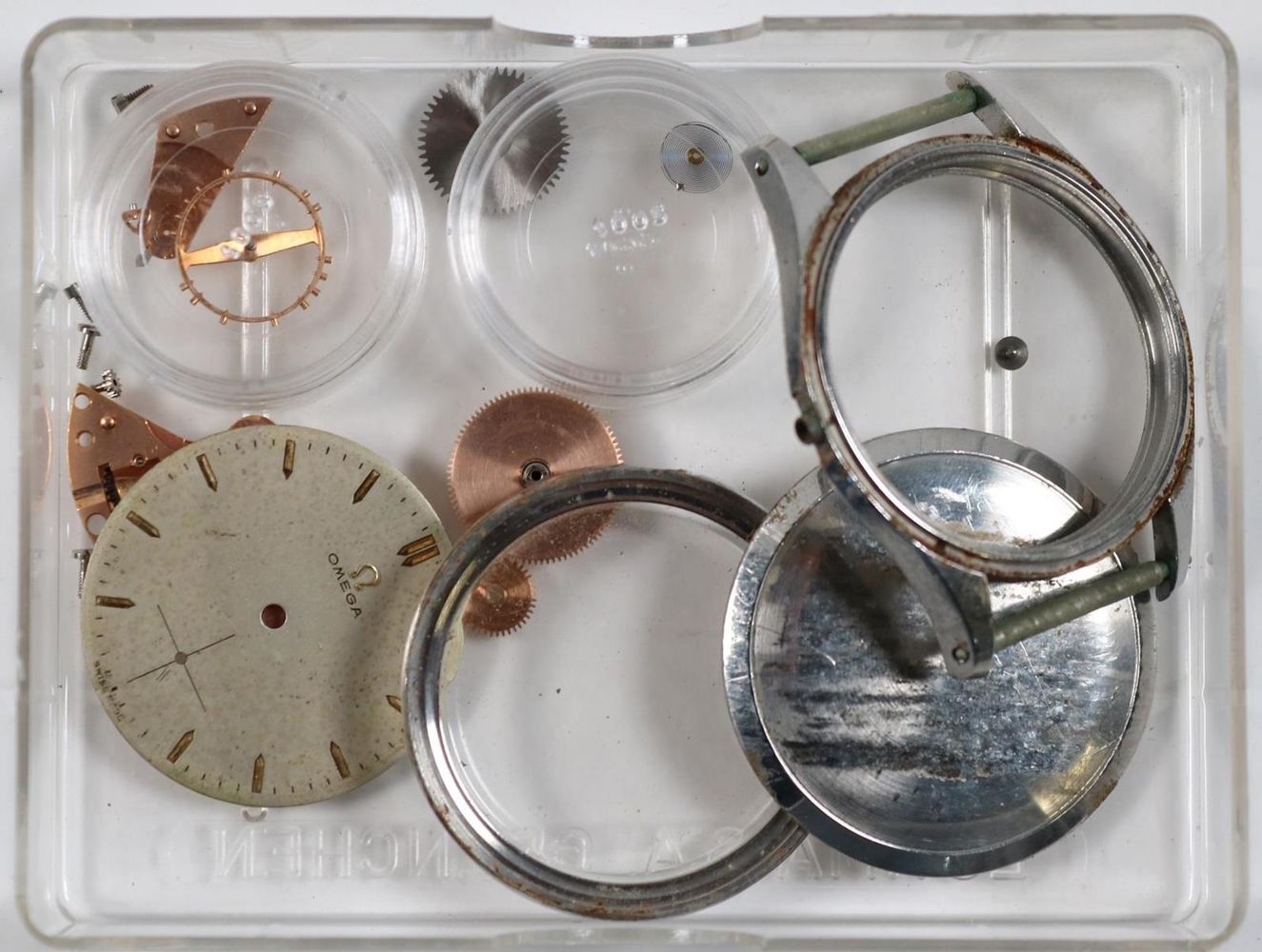 Große Abbildung Nr.2: 143-2909 Omega Uhrenteile.: (Uhren, Armbanduhren)
