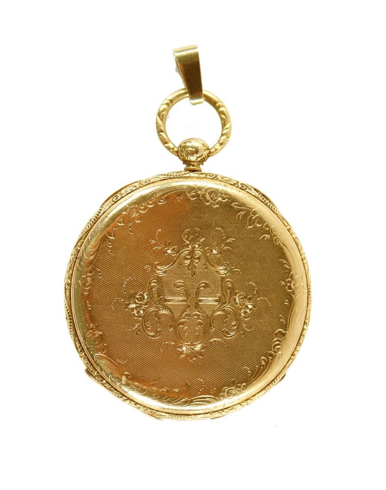 Große Abbildung Nr.2: 143-2919 Taschenuhr um 1900.: (Uhren, Taschenuhren)