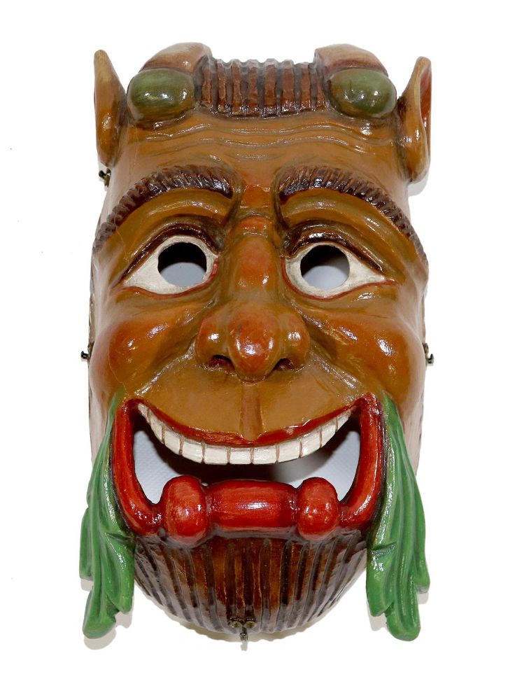 Große Abbildung Nr.1: 143-2922 Larve, Fasnachtsmaske: (Volkskunst, Fasnacht)