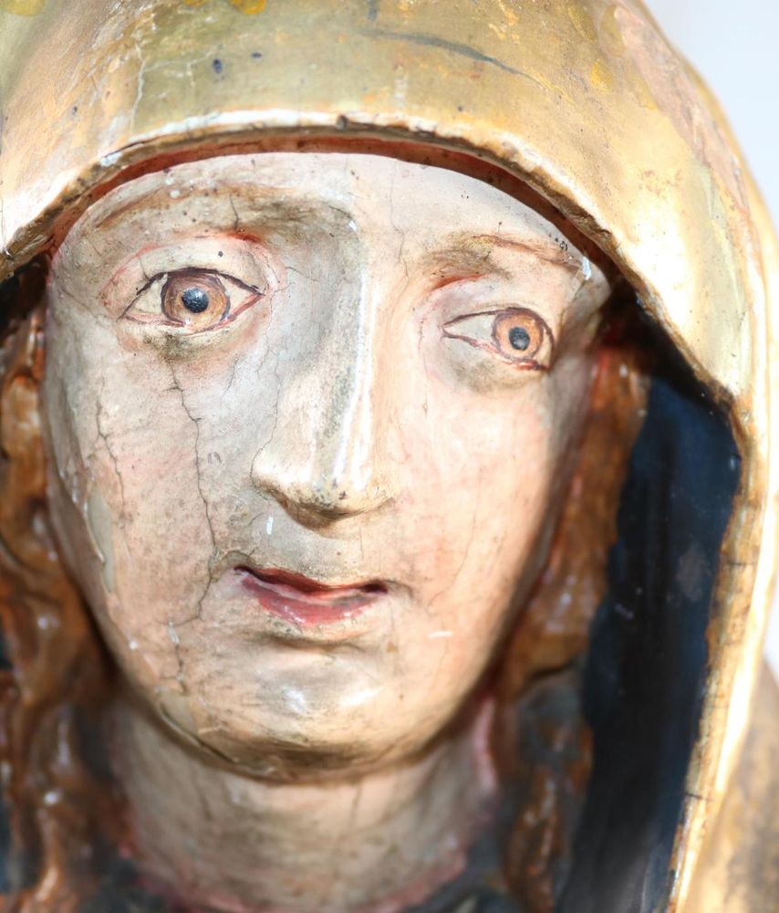 Große Abbildung Nr.21: 143-2923 Anna Selbdritt.: (Volkskunst, Religiöse Volkskunst)