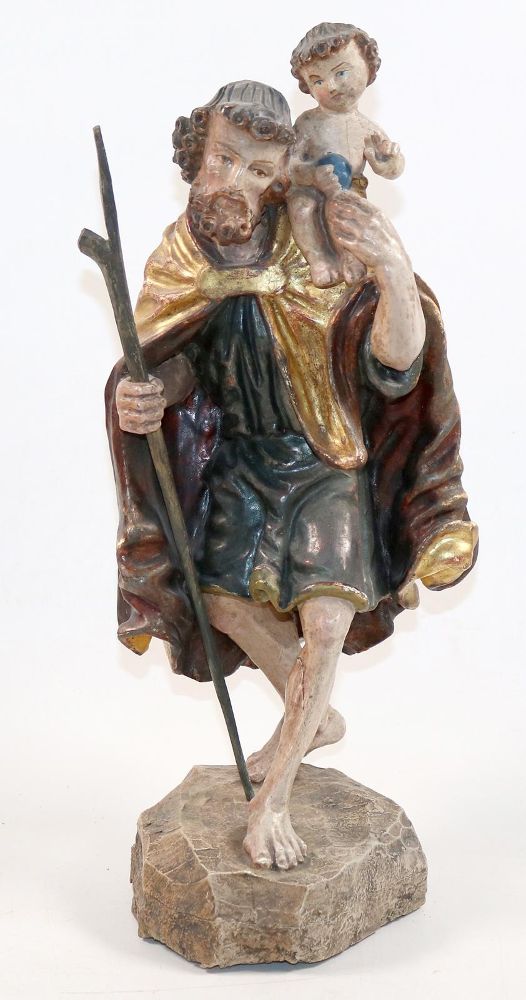 Große Abbildung Nr.1: 143-2924 Christophorus.: (Volkskunst, Religiöse Volkskunst)