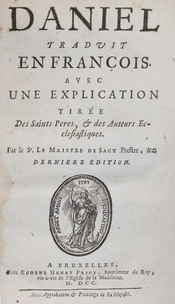 Große Abbildung Nr.1: 143-297 (Sacy,C.L.M.).: (Alte Drucke, Handschriften und Theologie)