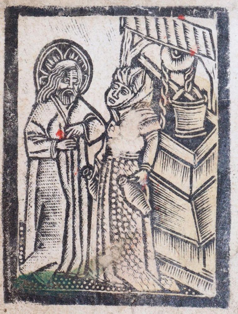 Große Abbildung Nr.1: 143-2973 Jesus und die Samariterin am Brunnen.: (Varia, Andachtsbilder)