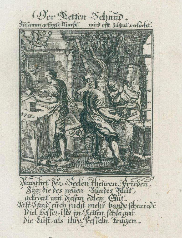 Große Abbildung Nr.1: 143-2994 Schmied u.a.: (Varia, Berufe)