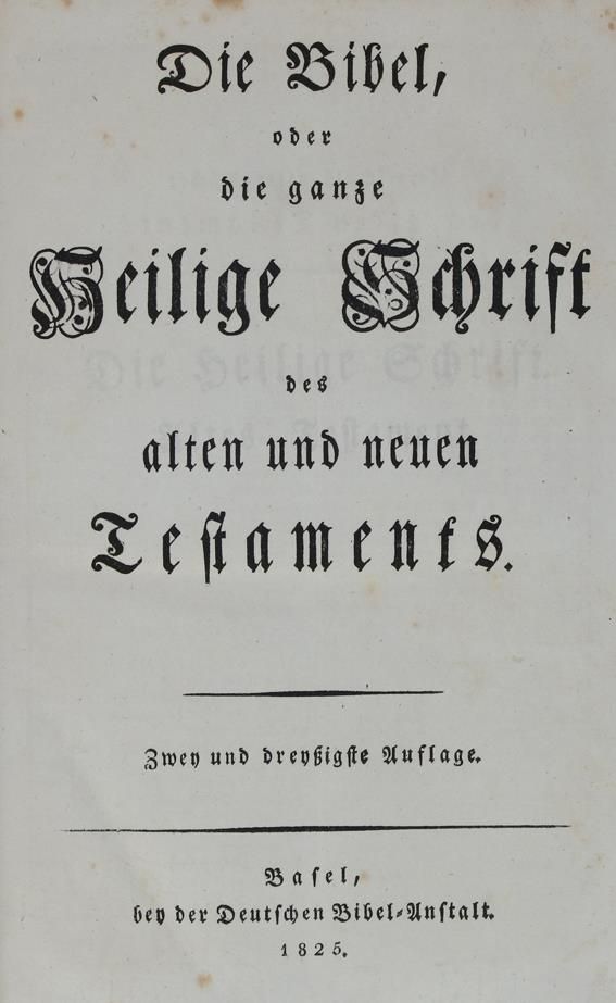 Große Abbildung Nr.1: 143-30 Bibel, Die: (Bibeln)