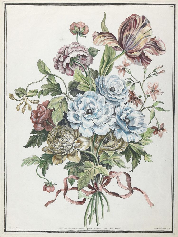 Große Abbildung Nr.1: 143-3005 Bouquets Pfingstrosen: (Varia, Botanik)
