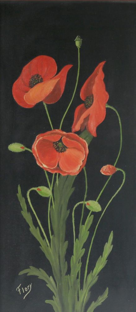 Große Abbildung Nr.2: 143-3012 Sonnenblumen u. Mohn.: (Varia, Botanik)