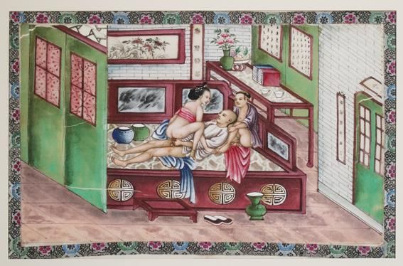 Große Abbildung Nr.1: 143-3016 China.: (Varia, Erotika - Galantes)