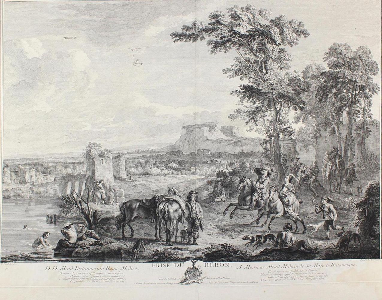 Große Abbildung Nr.1: 143-3034 Le Bas, Jaques Philippe: (Varia, Jagd)