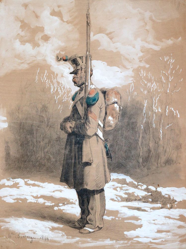 Große Abbildung Nr.1: 143-3048 Bellangé, Hippolyte: (Varia, Militaria)