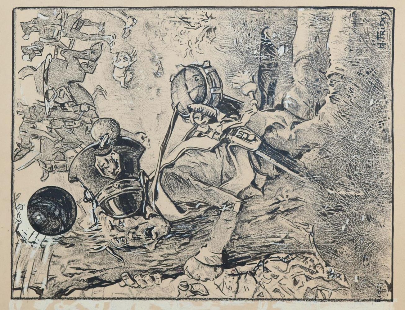 Große Abbildung Nr.3: 143-3056 Fritsch, Hans: (Varia, Militaria)