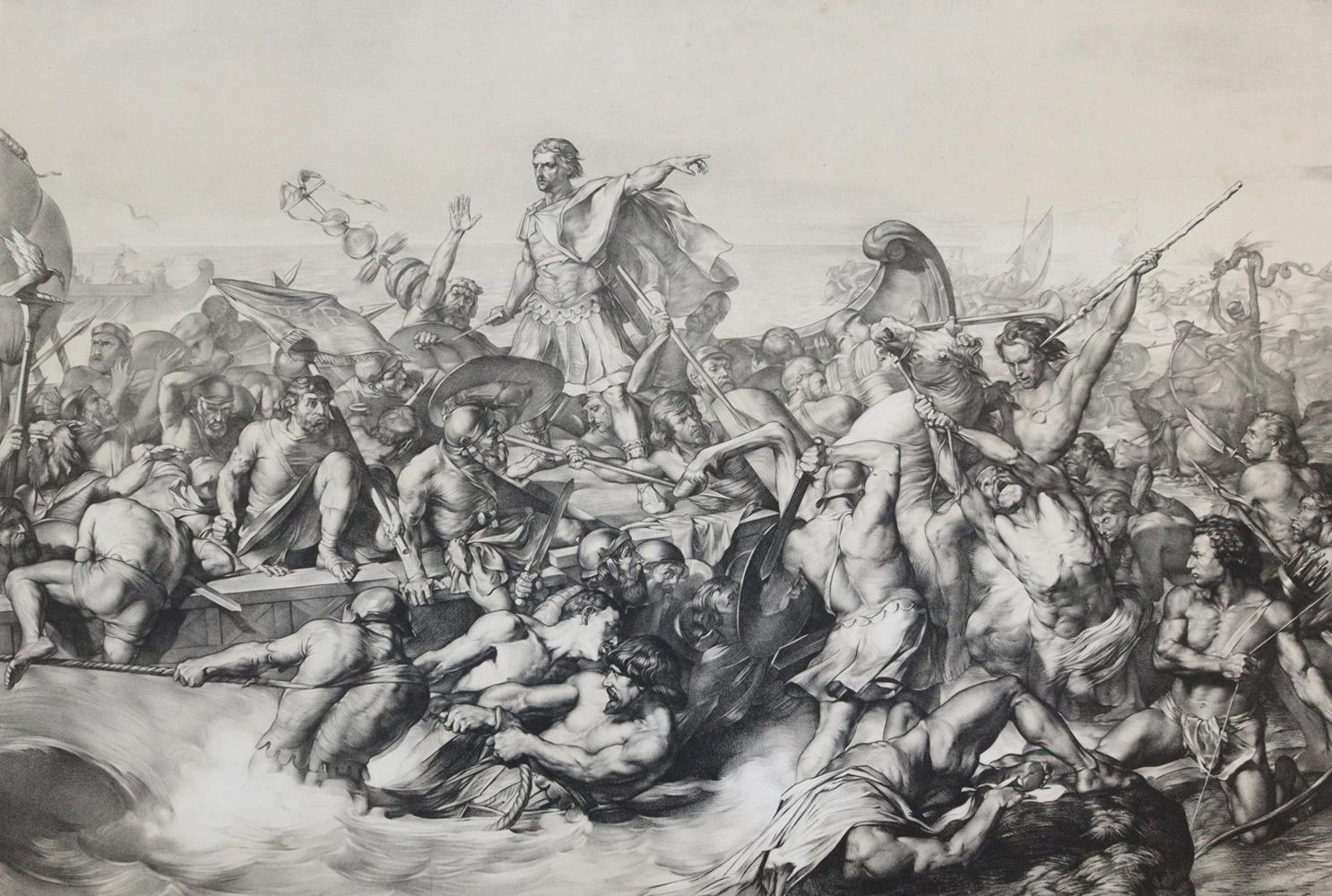 Große Abbildung Nr.1: 143-3058 Schlachtendarstellungen.: (Varia, Militaria, Großbritannien)