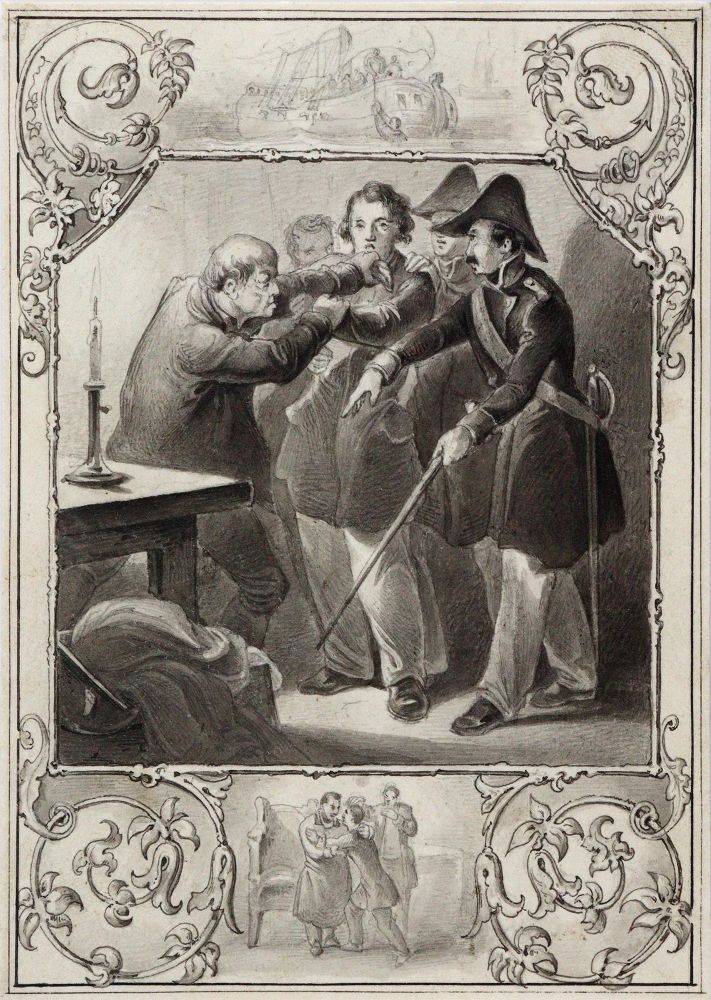 Große Abbildung Nr.1: 143-3069 Soldaten schlichten einen Streit.: (Varia, Militaria)