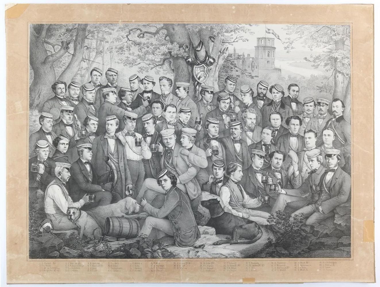Große Abbildung Nr.1: 143-3102 Heidelberg.: (Varia, Studentika und Hochschulen)