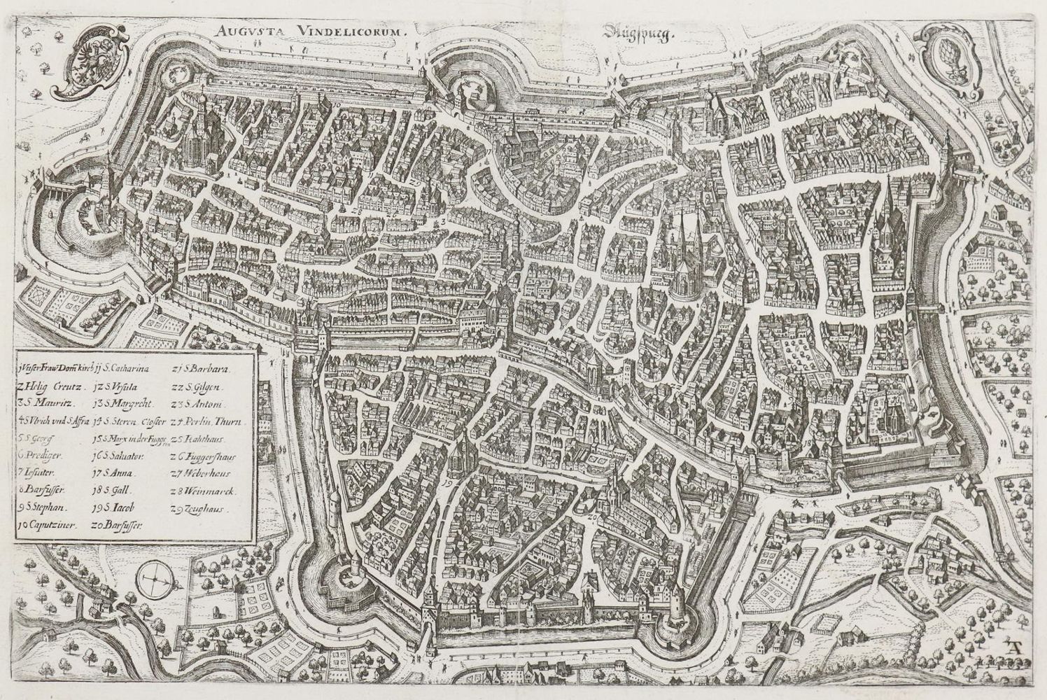 Große Abbildung Nr.1: 143-3119 Augsburg.: (Deutschland, Augsburg)