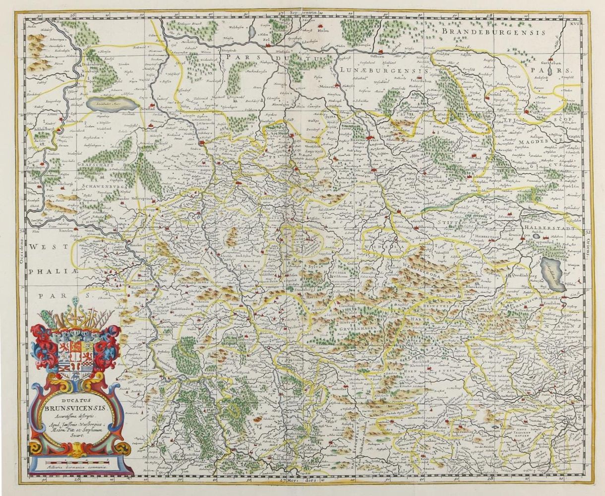 Große Abbildung Nr.2: 143-3131 Landkarten.: (Deutschland, Braunschweig)