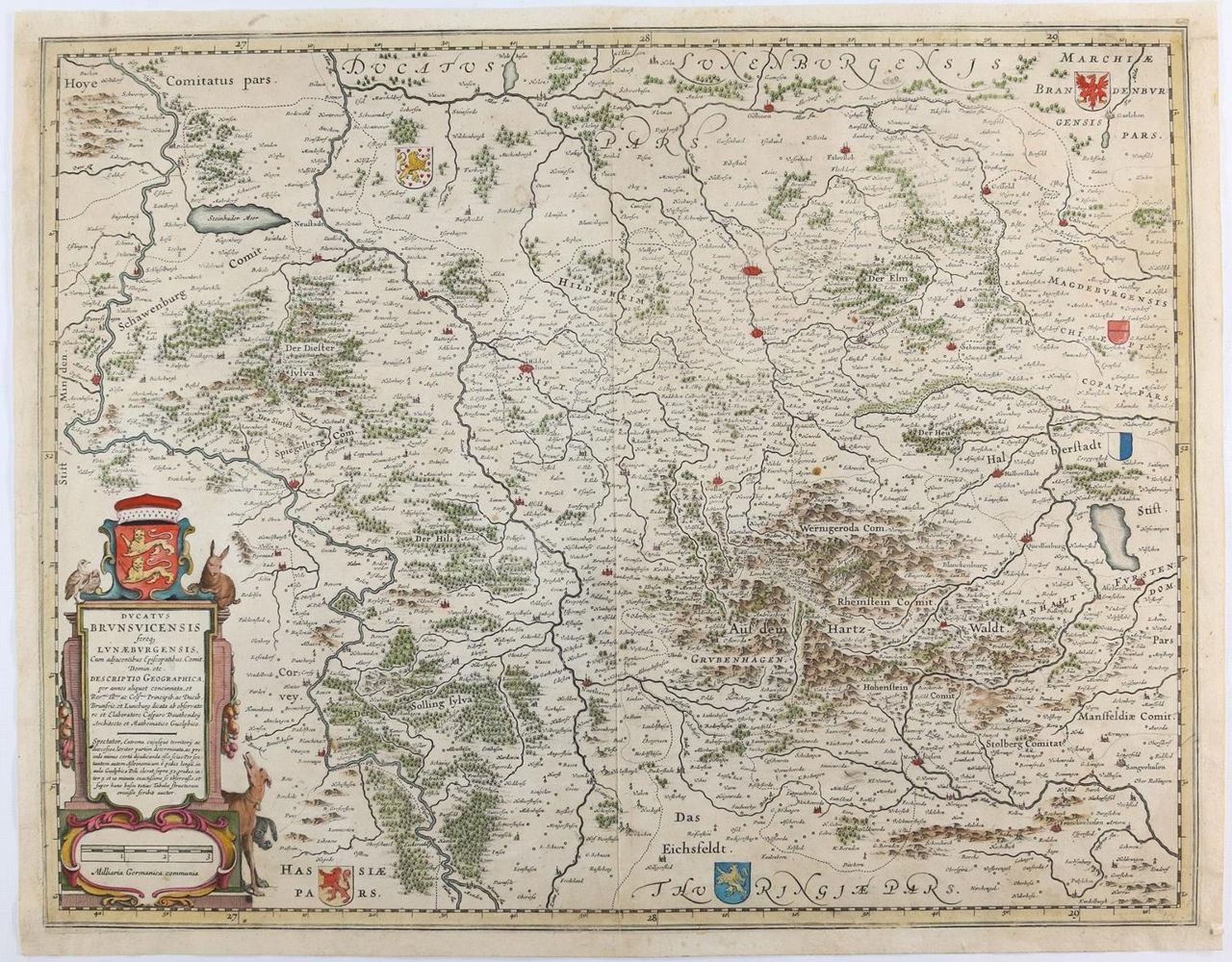 Große Abbildung Nr.3: 143-3131 Landkarten.: (Deutschland, Braunschweig)