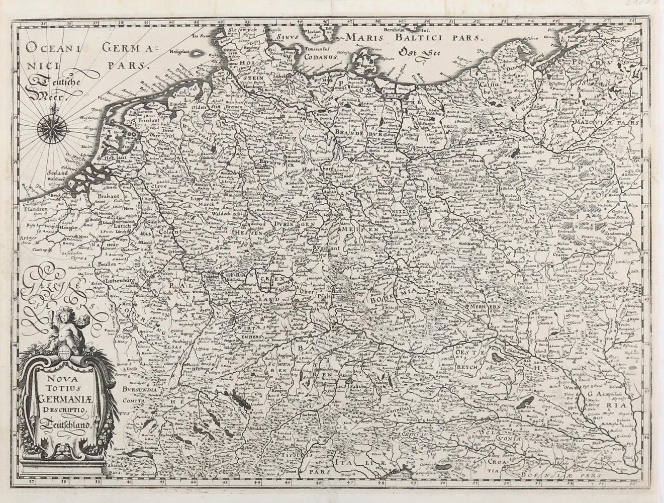 Große Abbildung Nr.1: 143-3135 Deutschlandkarten.: (Deutschland)