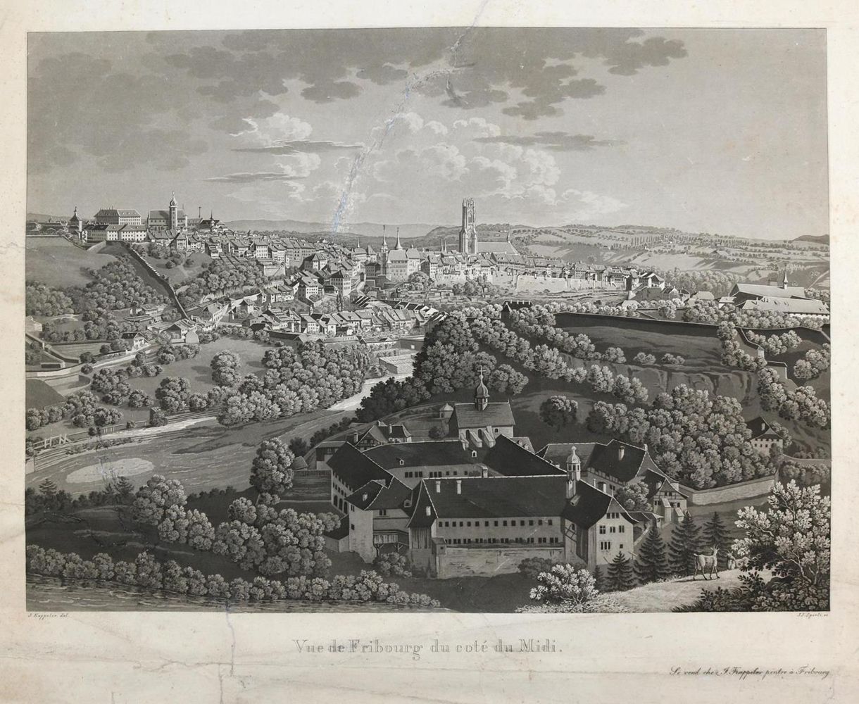 Große Abbildung Nr.1: 143-3147 Freiburg im Breisgau.: (Schweiz)