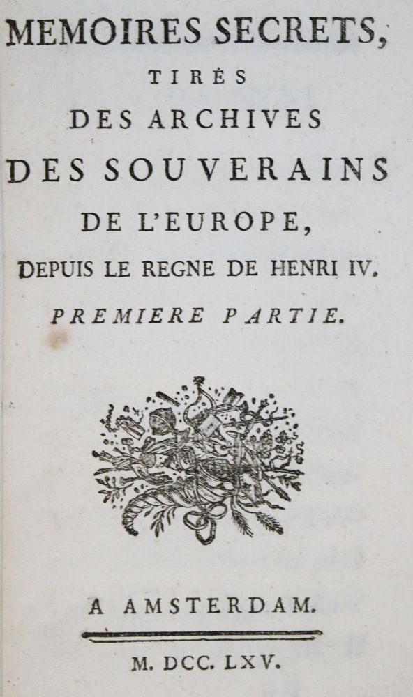 Große Abbildung Nr.1: 143-316 Siri,V.: (Alte Drucke, Handschriften und Theologie)