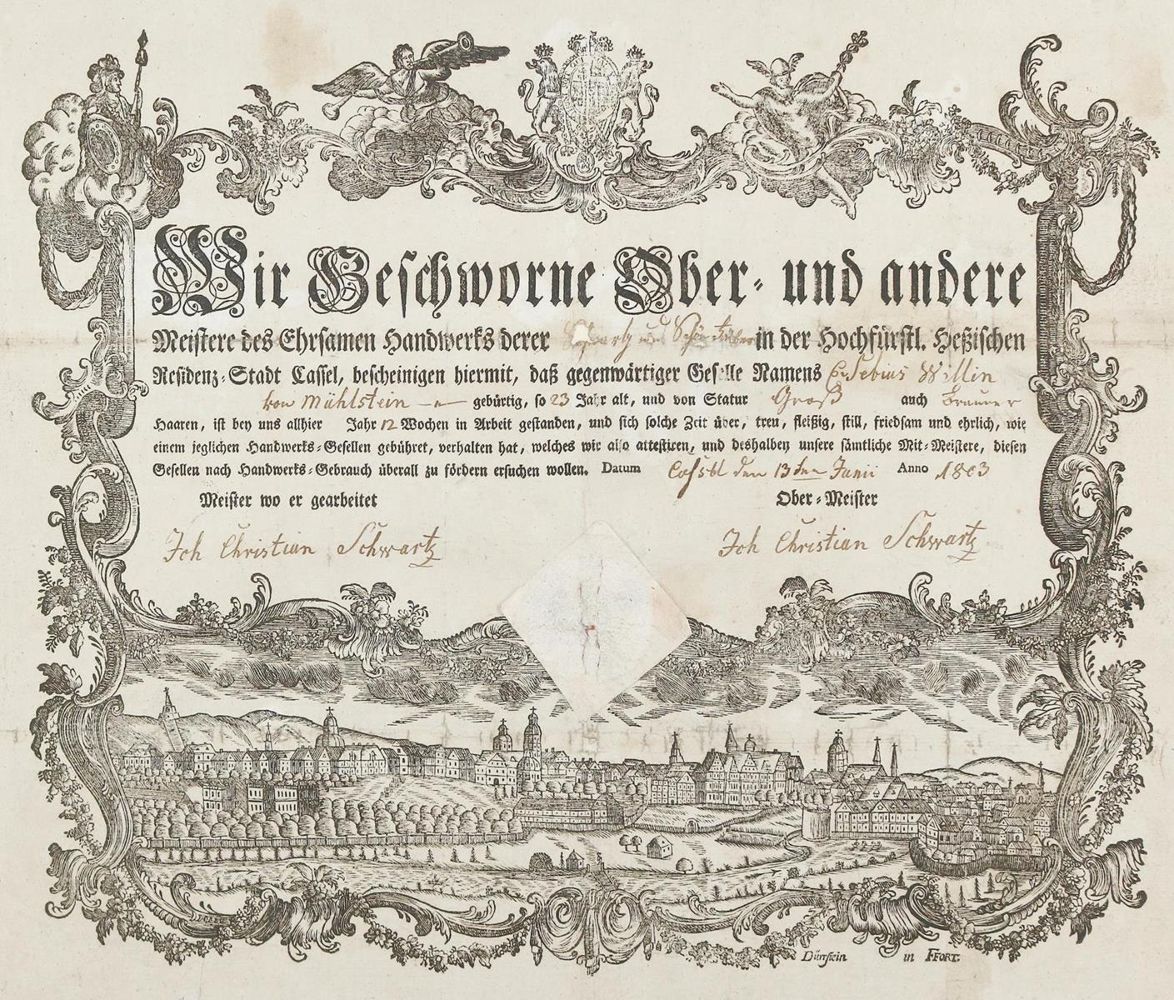 Große Abbildung Nr.1: 143-3167 Kassel.: (Deutschland)