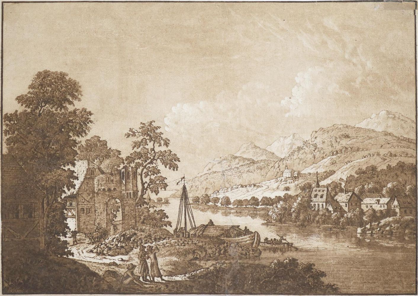 Große Abbildung Nr.1: 143-3184 Mannheim (zugeschrieben).: (Deutschland)