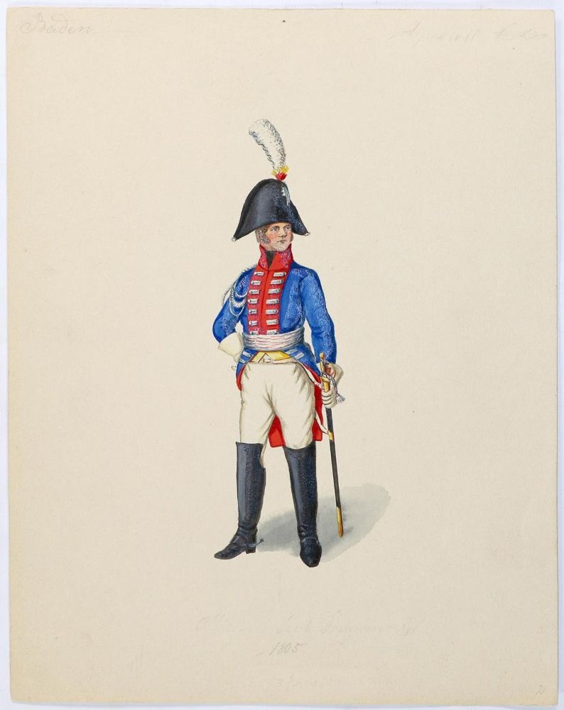 Große Abbildung Nr.2: 143-3190 Badisches Militär.: (Deutschland, Militaria)