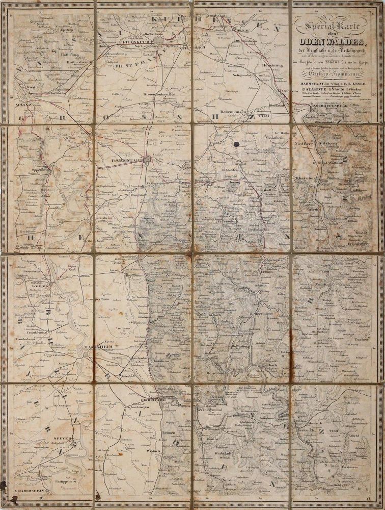 Große Abbildung Nr.1: 143-3202 Spezial-Karte: (Deutschland, Odenwald)