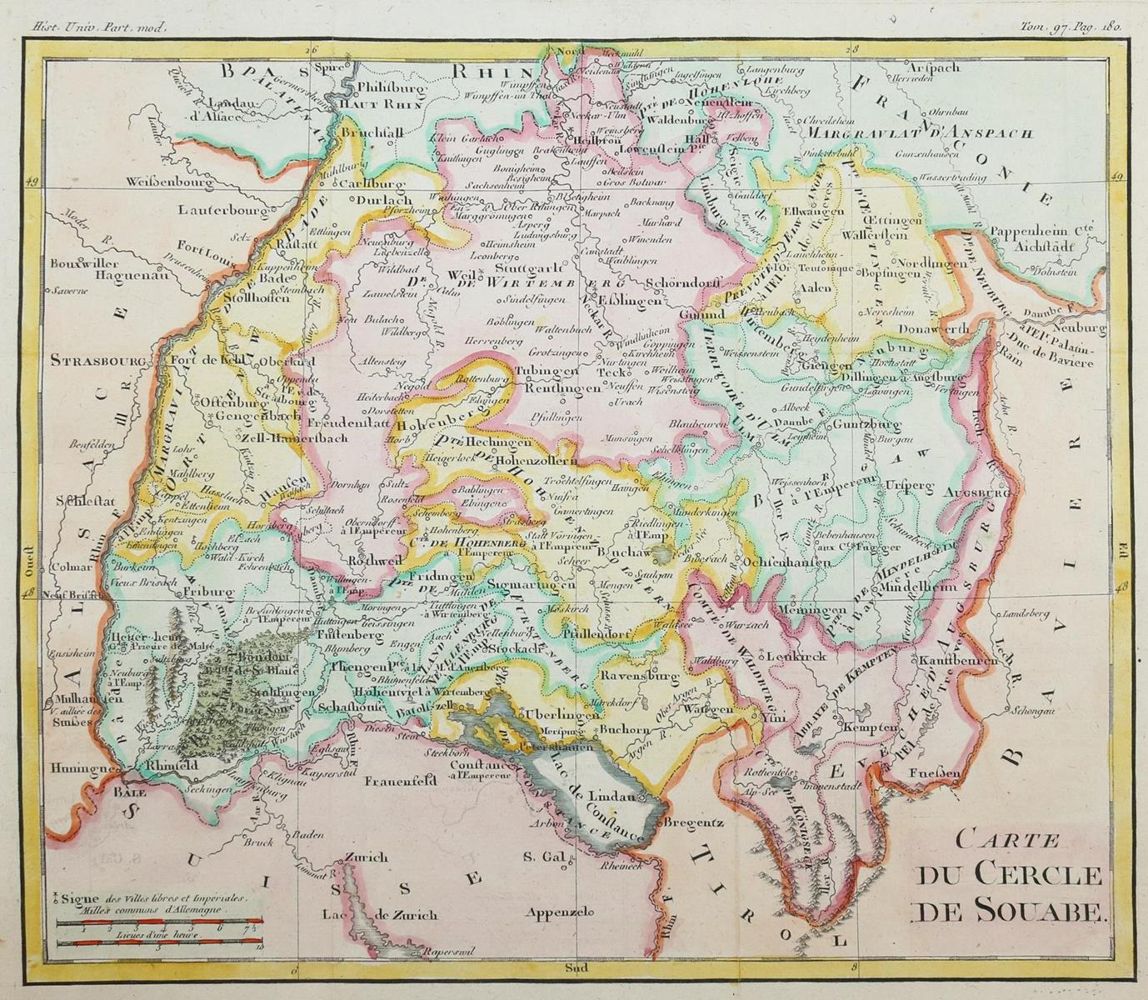 Große Abbildung Nr.3: 143-3223 Schwaben.: (Deutschland)