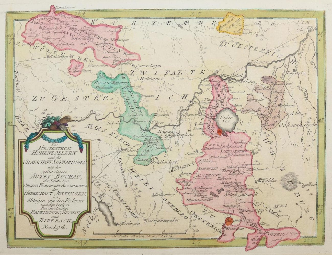 Große Abbildung Nr.4: 143-3223 Schwaben.: (Deutschland)