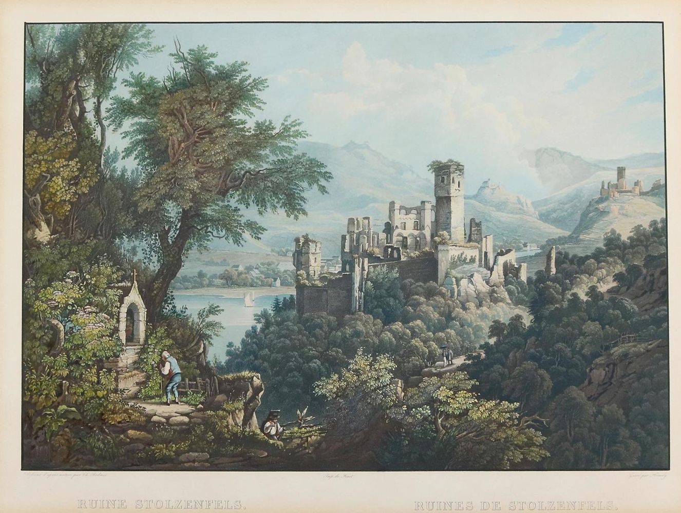 Große Abbildung Nr.1: 143-3230 Bodmer, Karl: (Deutschland, Stolzenfels)