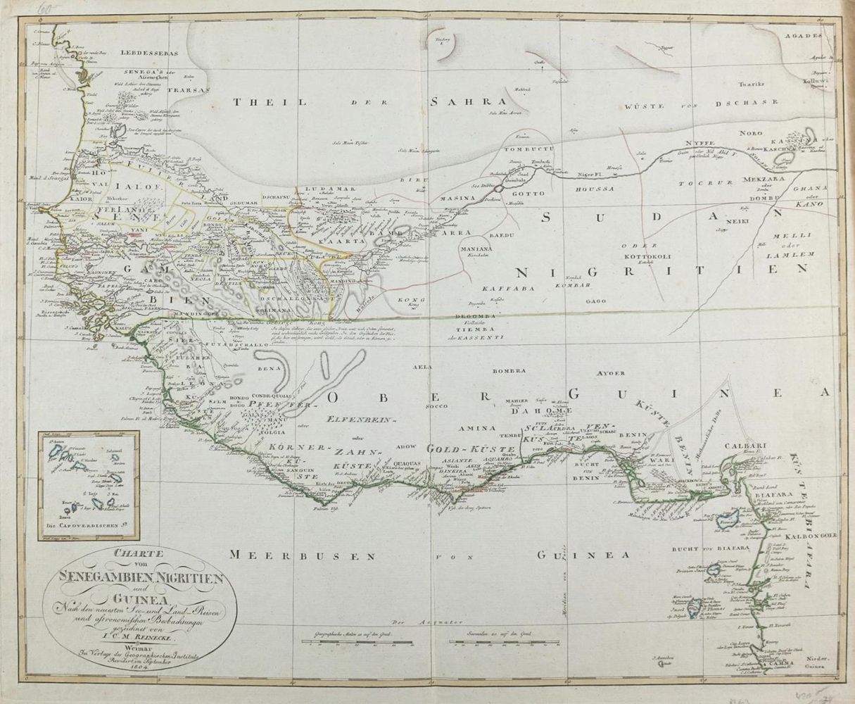 Große Abbildung Nr.1: 143-3250 Westafrika.: (Ausland, Afrika)
