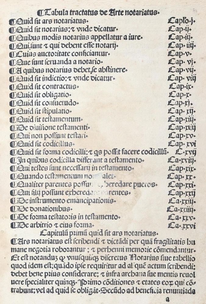 Große Abbildung Nr.1: 143-327 Tabula tractatus: (Alte Drucke, Handschriften und Theologie)