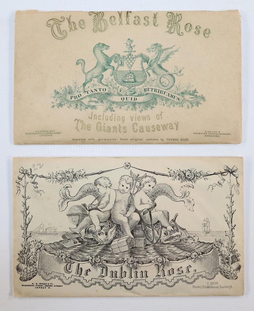 Große Abbildung Nr.3: 143-3307 Souvenirrosen.: (Ausland, Irland, Dublin & Belfast.)
