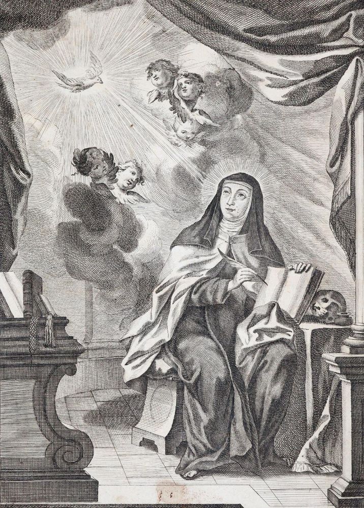 Große Abbildung Nr.2: 143-331 Andrade,A.de.: (Theresa von Avila)