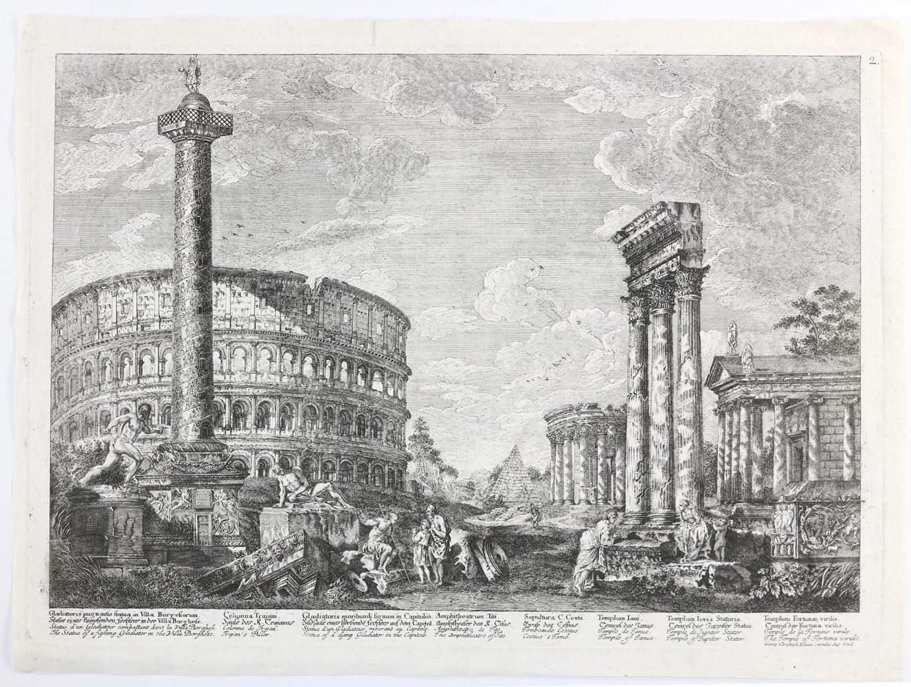 Große Abbildung Nr.1: 143-3355 Kilian, Georg Christoph: (Ausland, Italien, Rom)