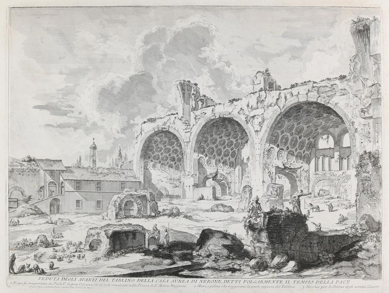 Große Abbildung Nr.1: 143-3366 Piranesi, Giovanni Battista: (Ausland, Italien, Rom)