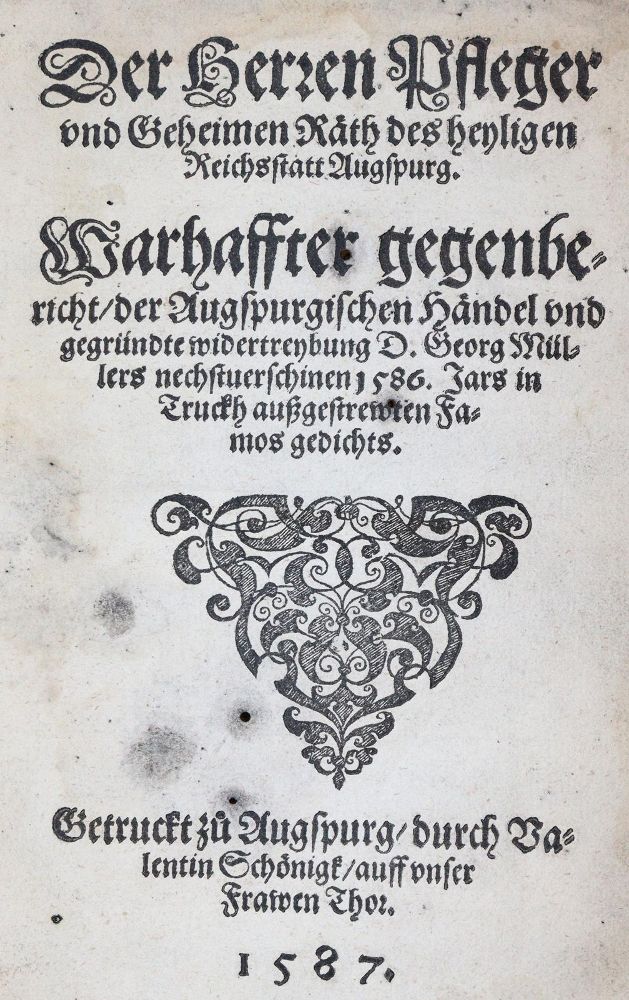 Große Abbildung Nr.1: 143-338 (Tradel,G.).: (Alte Drucke, Handschriften und Theologie)