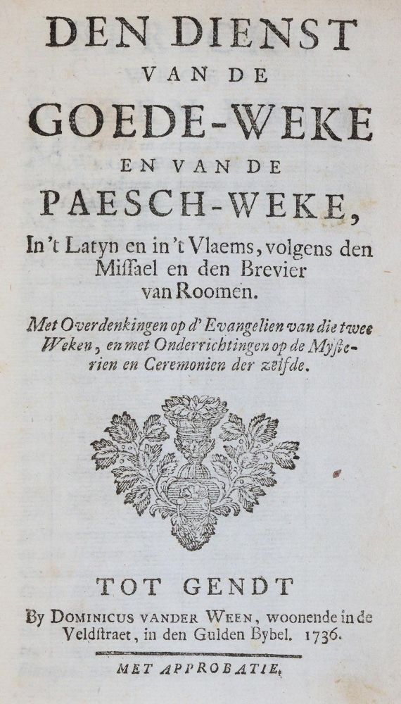 Große Abbildung Nr.1: 143-339 (Van Loo,A.).: (Alte Drucke, Handschriften und Theologie)