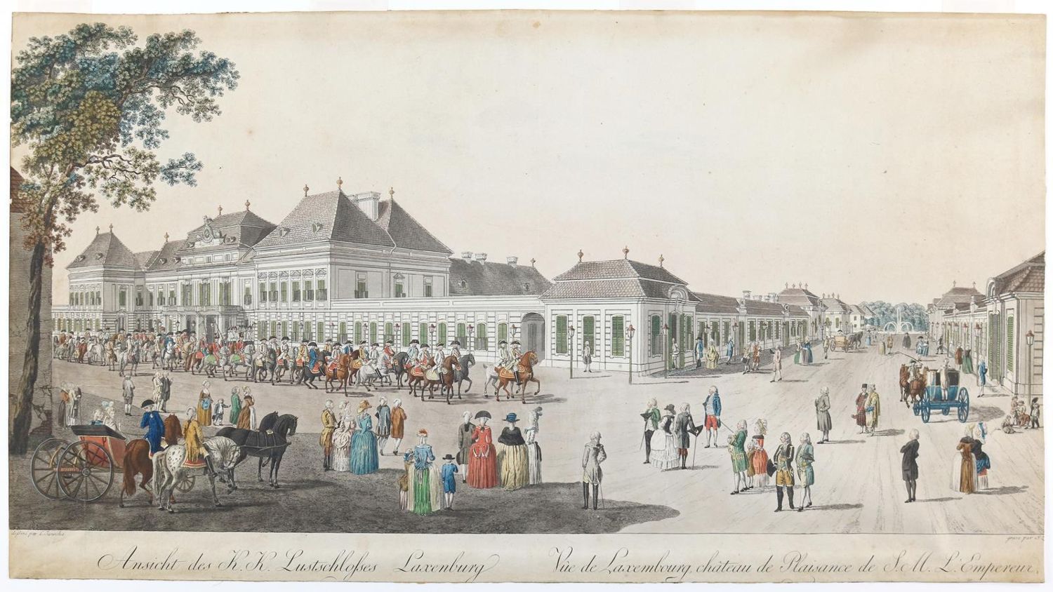Große Abbildung Nr.1: 143-3392 Janscha, Laurenz: (Ausland, Österreich, Laxenburg)