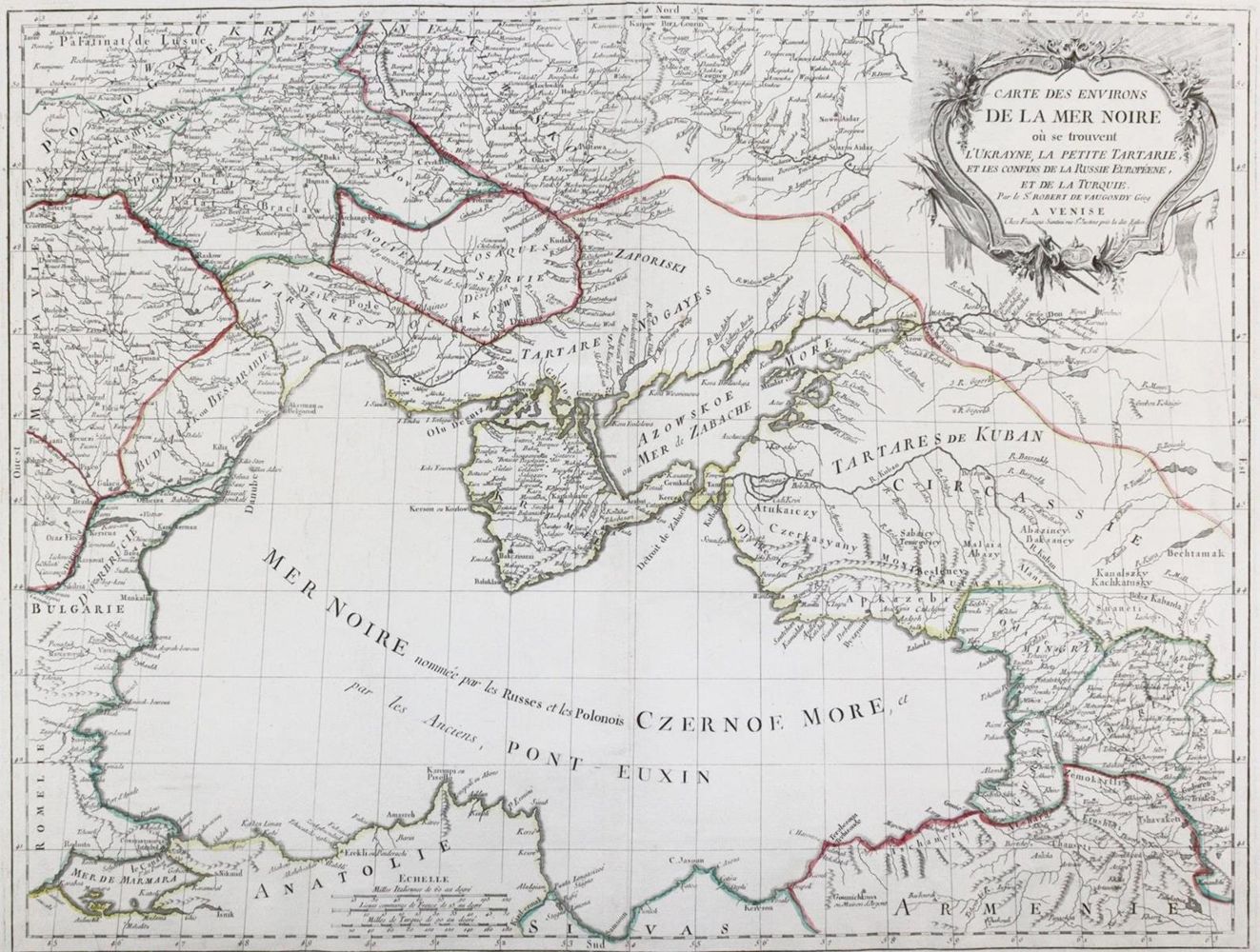 Große Abbildung Nr.1: 143-3410 Carte: (Ausland, Schwarzes Meer)