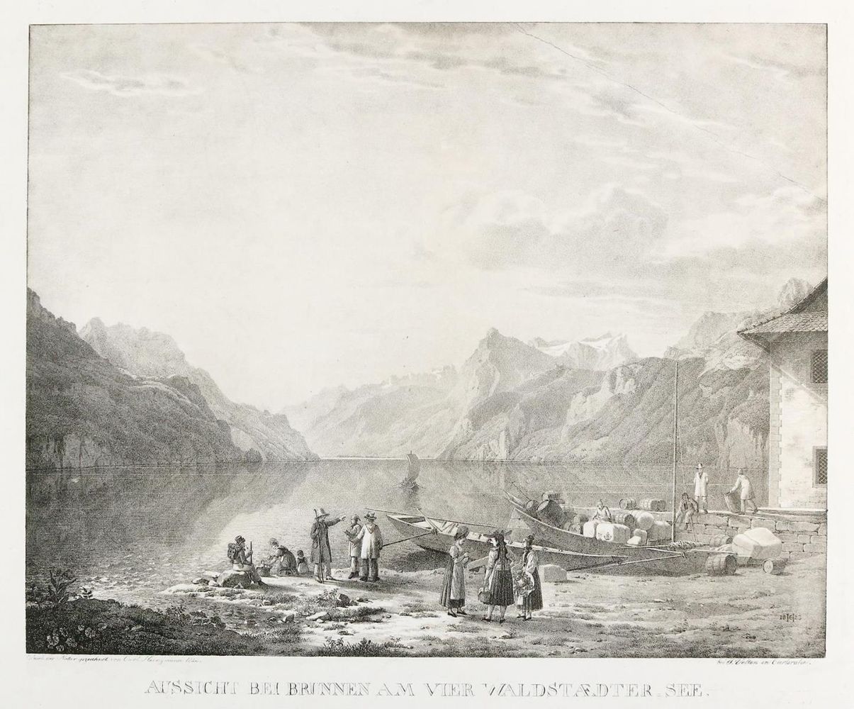 Große Abbildung Nr.1: 143-3421 Brunnen.: (Ausland, Schweiz)