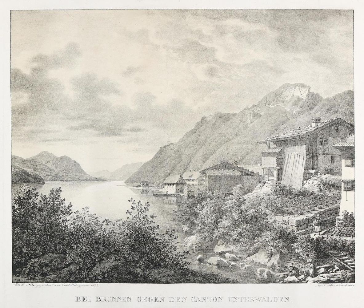Große Abbildung Nr.2: 143-3421 Brunnen.: (Ausland, Schweiz)