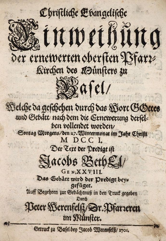 Große Abbildung Nr.1: 143-343 Werenfels,P.: (Alte Drucke, Handschriften und Theologie)