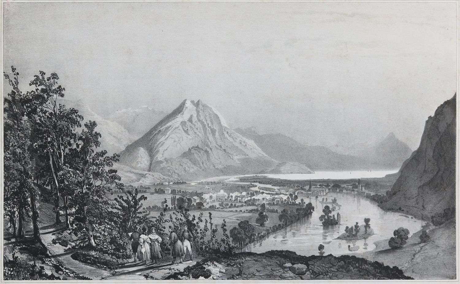 Große Abbildung Nr.1: 143-3435 Interlaken.: (Ausland, Schweiz, Interlaken)