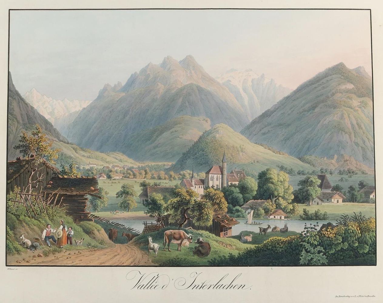 Große Abbildung Nr.1: 143-3440 Wizani, Johann Friedrich: (Ausland, Schweiz, Interlaken)
