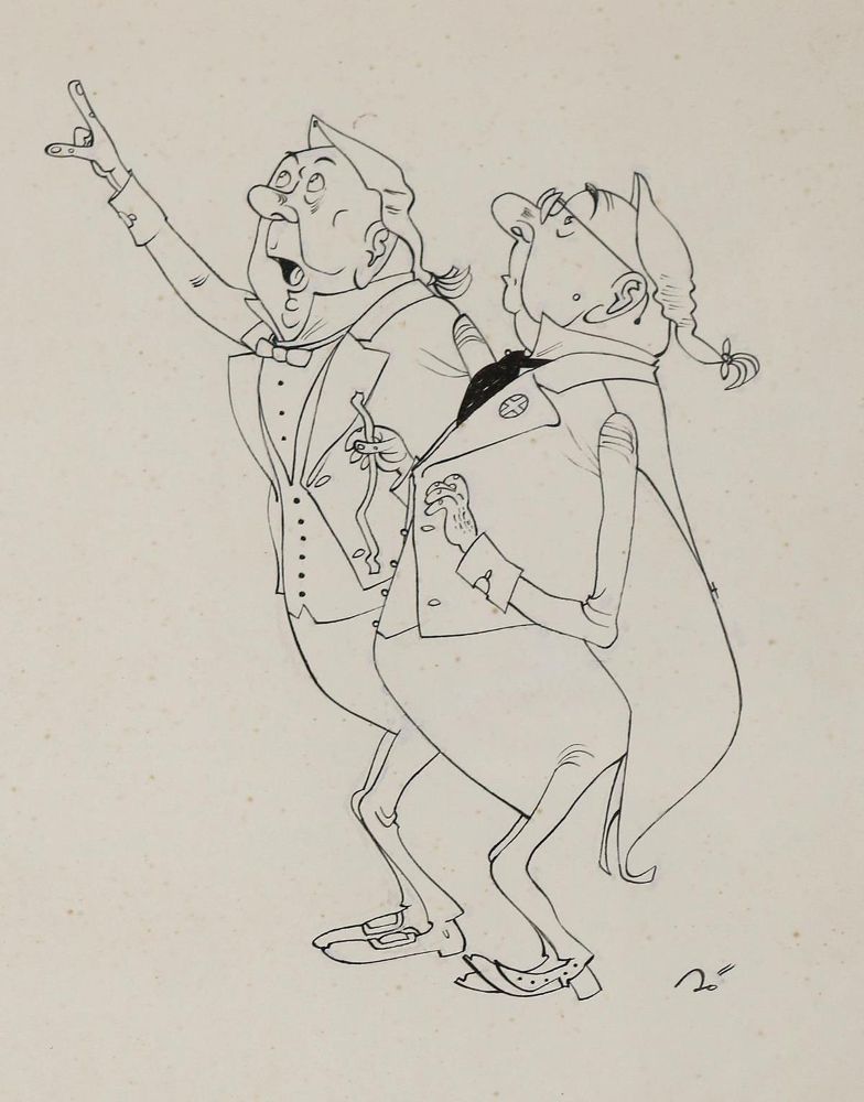 Große Abbildung Nr.3: 143-3444 Böckli, Carl: (Ausland, Schweiz, Karikatur)